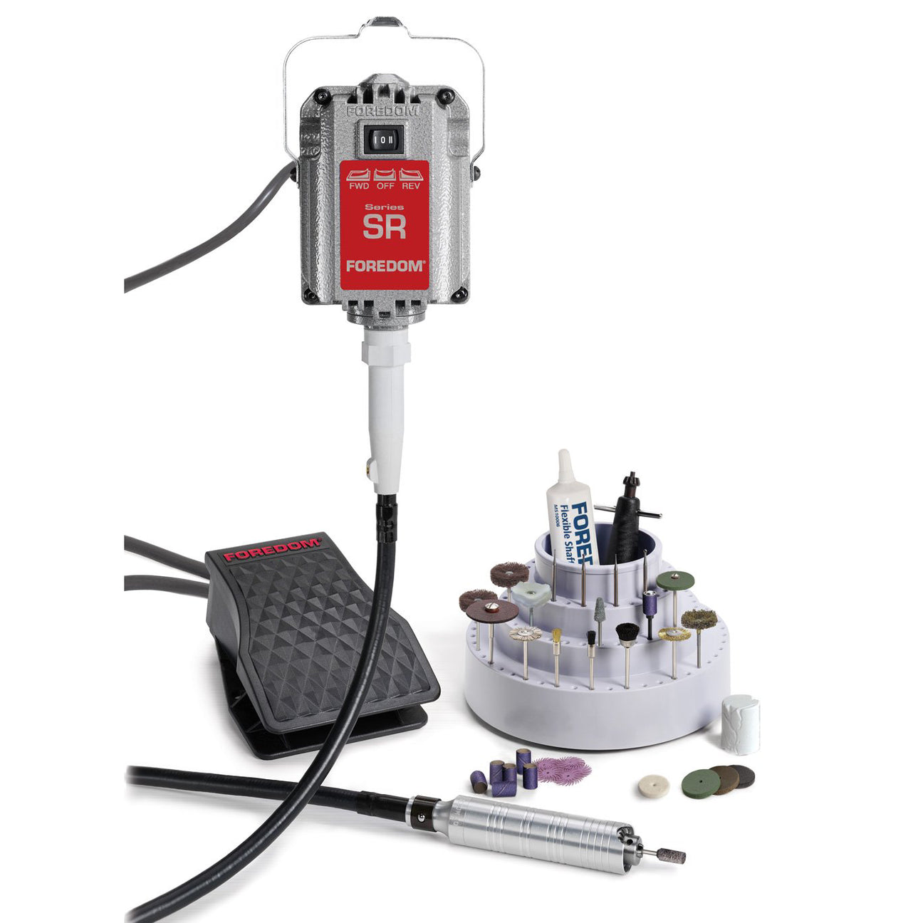 Motor Flexible FOREDOM - Accesorios incluidos