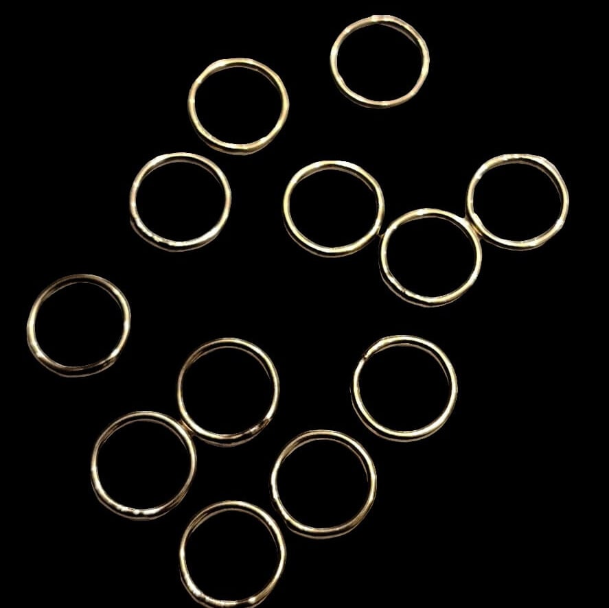 Contra argolla cerrada GF 14K