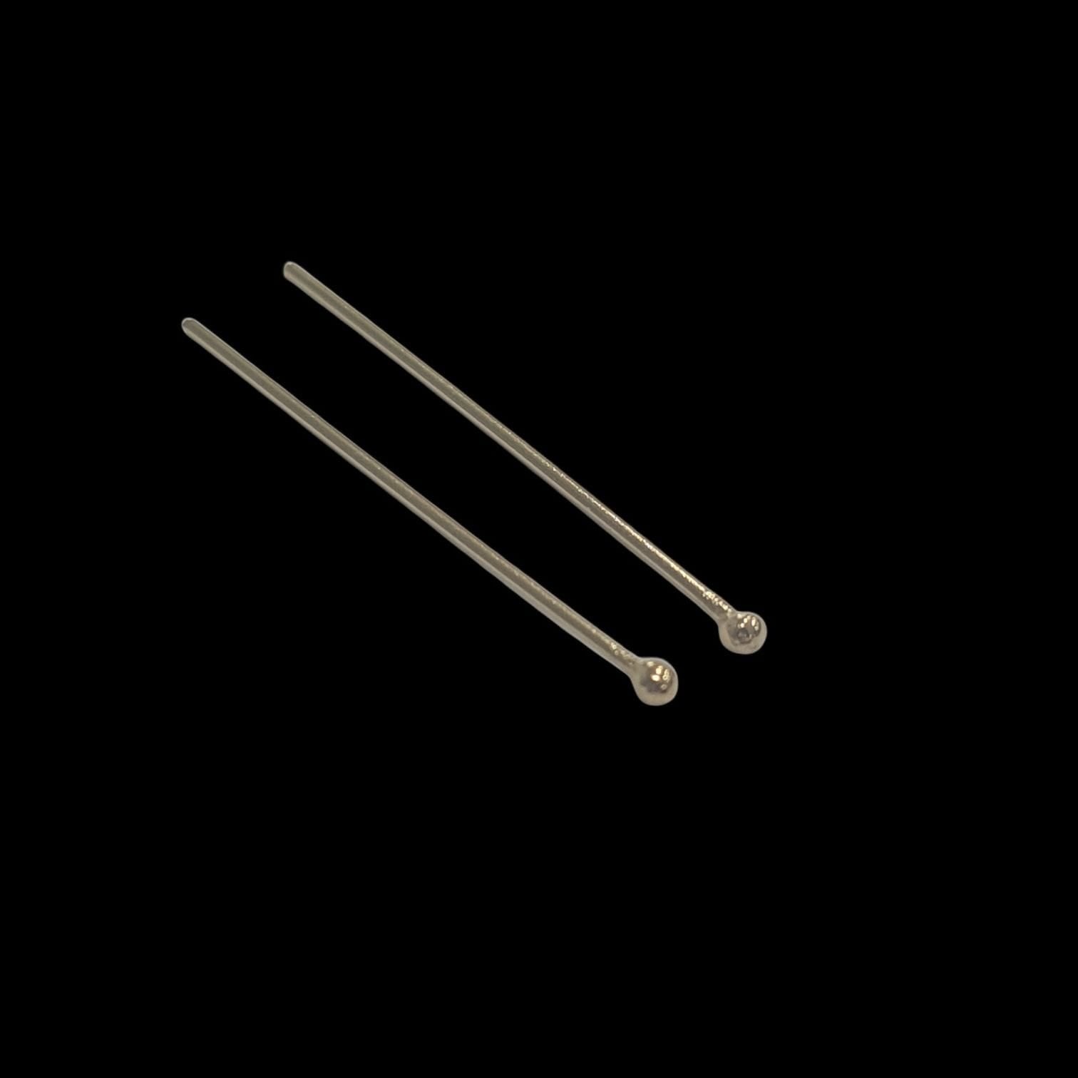 Vastago con tope de bolita GF 14K